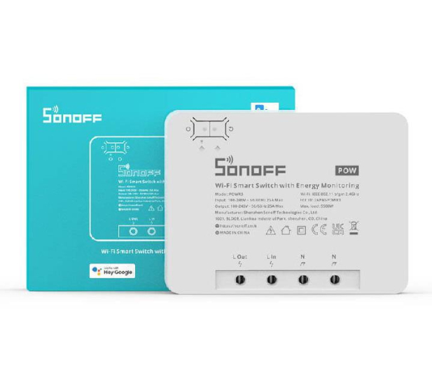 Sonoff Inteligentny przekaźnik POWR3 - 1062441 - zdjęcie 5